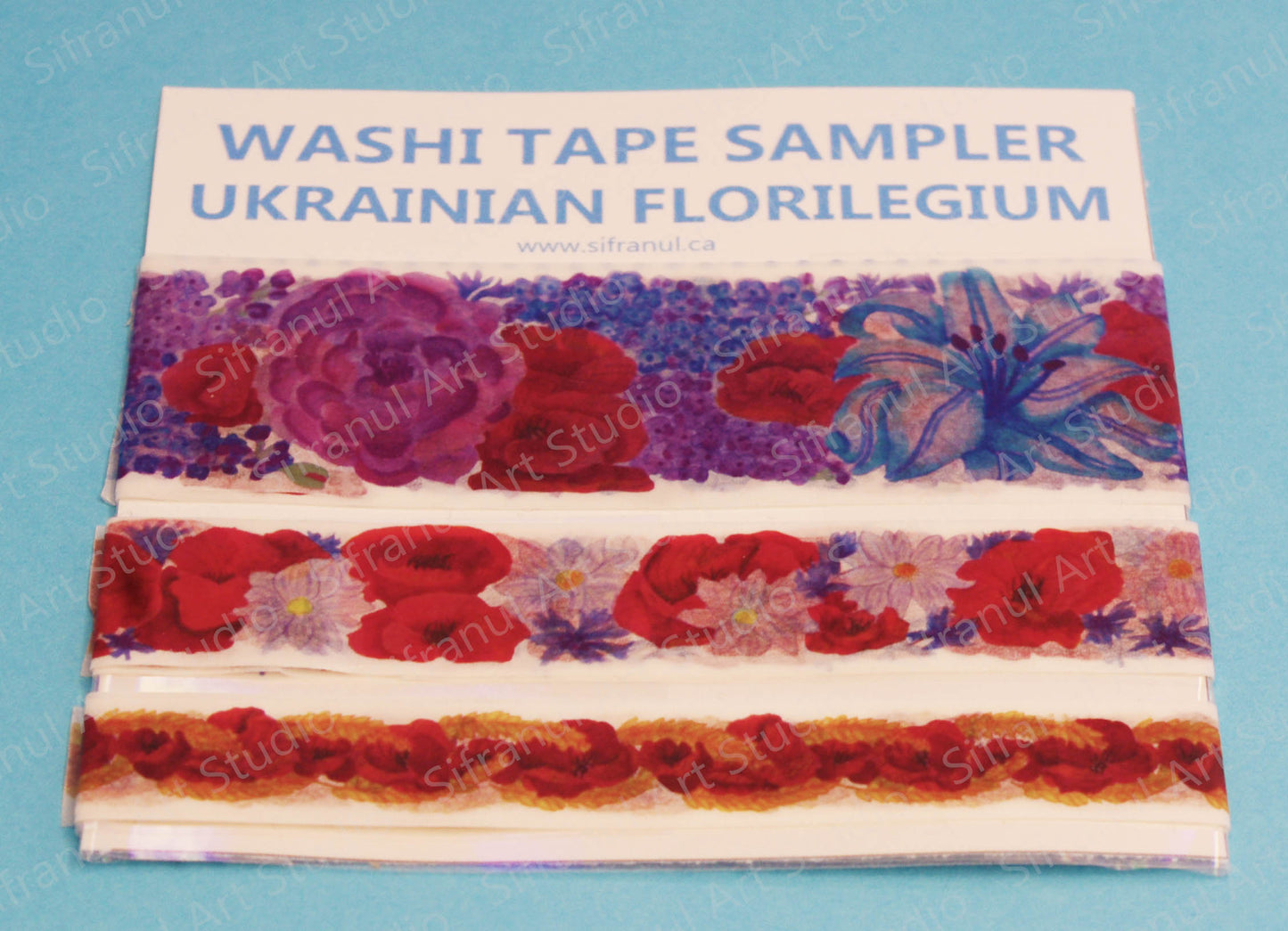 Ukrainian Florilegium Washi Tape Sampler