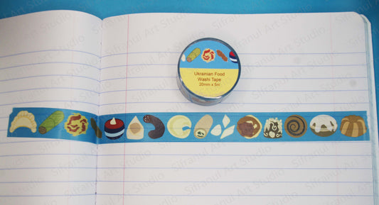 Ukrainian Food Washi Tape