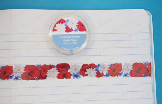Ukrainian Wreath Washi Tape