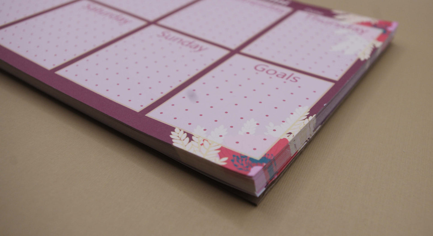 Poppy and Wheat Handmade Weekly Planner Mini