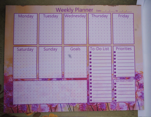 Four Seasons Handmade Weekly Planners