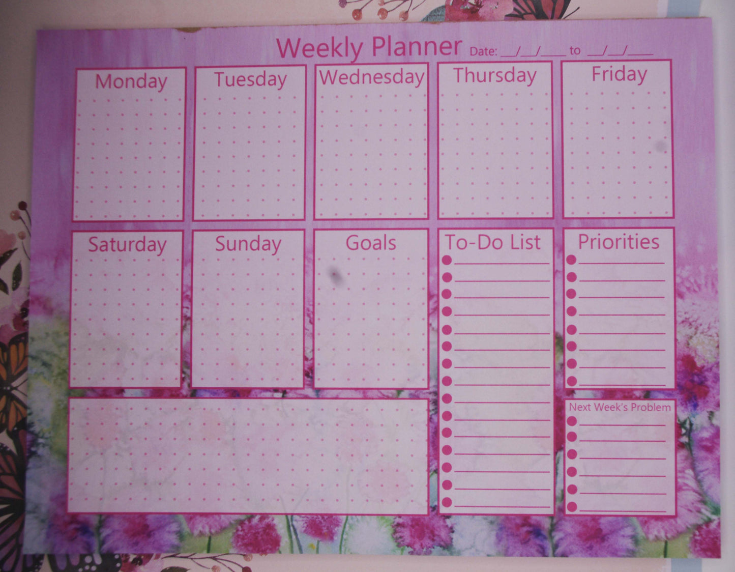 Four Seasons Handmade Weekly Planners