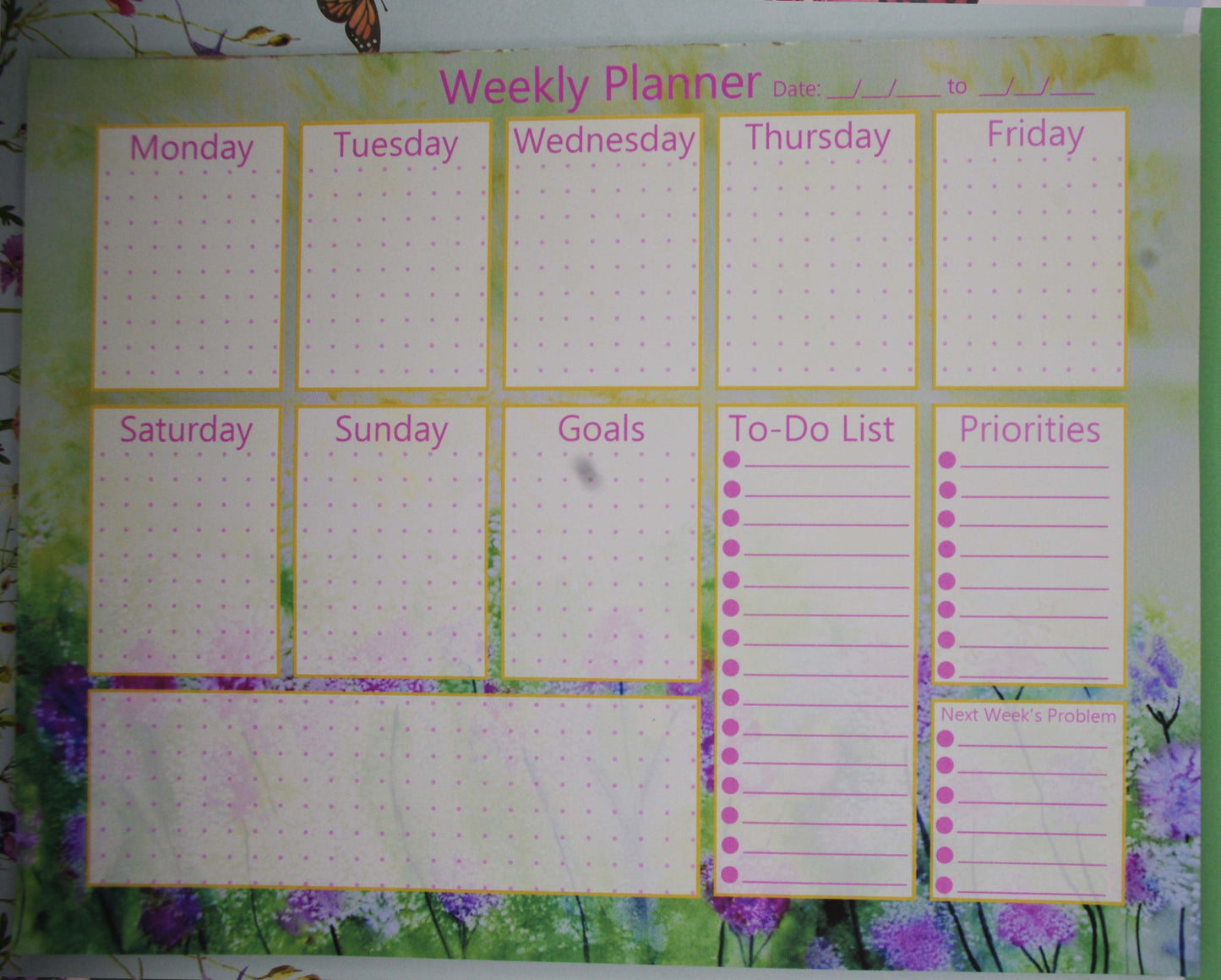 Four Seasons Handmade Weekly Planners